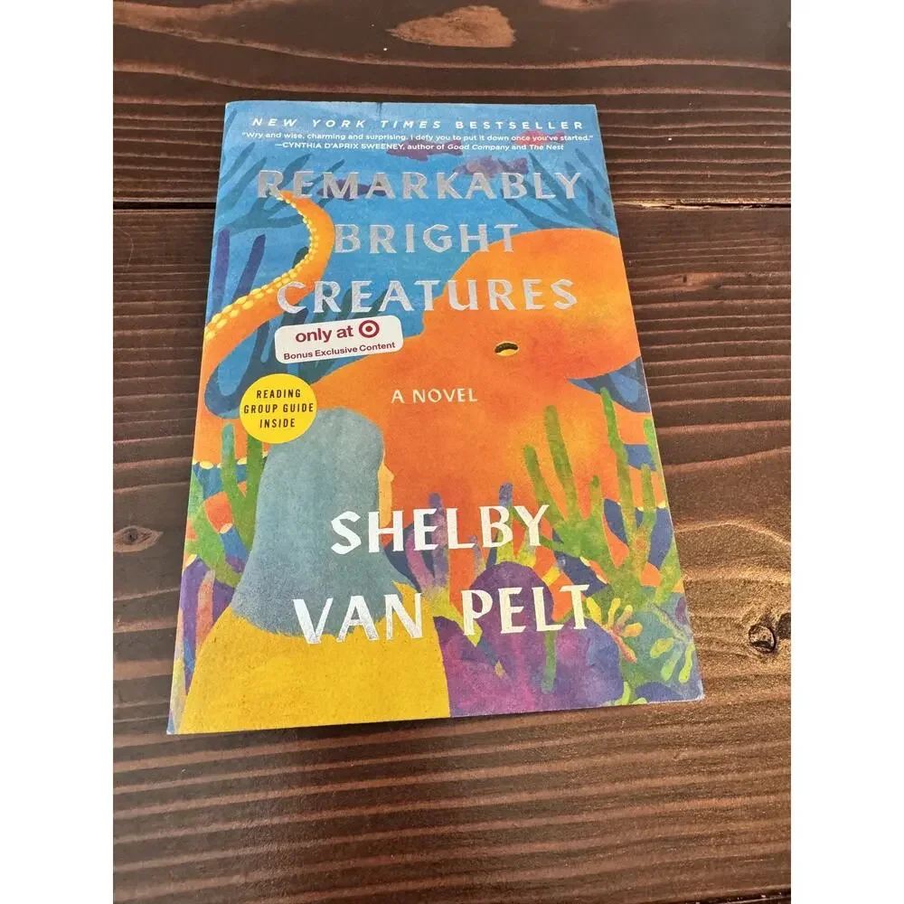 RARE Target Exclusive Remarkably Bright Creatures by Shelby Van Pelt Purple Edge